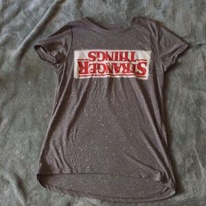Grey stranger things shirt
